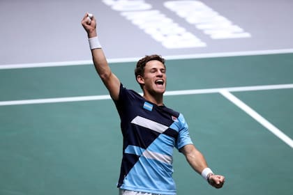 Diego Schwartzman ganó y logró el segundo punto para Argentina