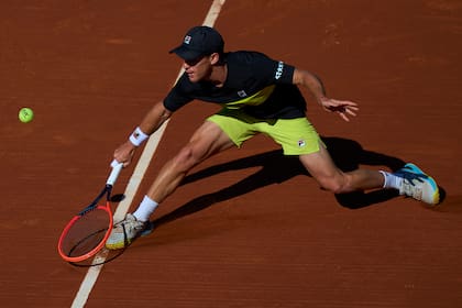 Diego Schwartzman, la semana pasada en Barcelona