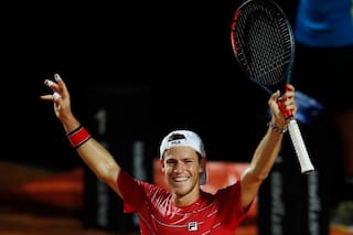 Roma: el match-point del triunfo de Schwartzman para llegar a la final