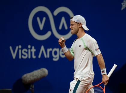 Diego Schwartzman pudo festejar una vez más, como lo había hecho en la final anterior, pero le requirió mucho más esfuerzo.