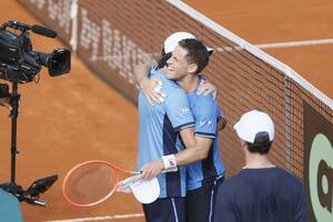 El match point de Schwartzman, que sufrió pero ganó y puso 2-0 a la Argentina por la Davis