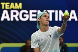 Mal comienzo. La Argentina perdió con Rusia en el debut de la ATP Cup