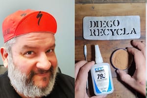 Diego se volvió muy popular en redes sociales gracias a sus creaciones (Foto: @diegorecycla)