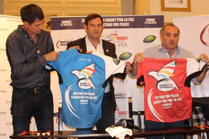 Diego, Segonds y Roncero, durante la presentación