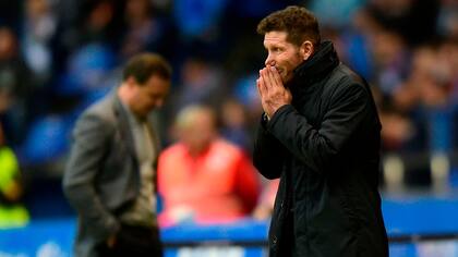 Diego Simeone DT del Atlético de Madrid