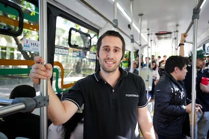 Diego Simone, de TodoBus SA, la empresa argentina que construye la carrocería del Trambús