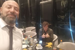 Diego Spagnuolo, el funcionario desplazado de la Andis, y el presidente Javier Milei