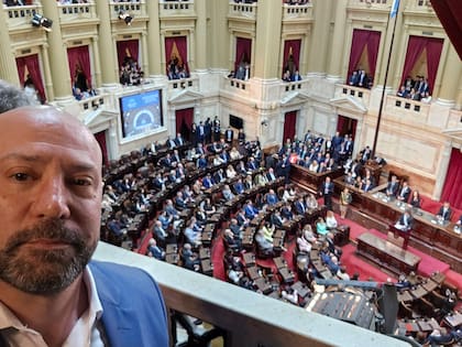 Diego Spagnuolo, en el Congreso