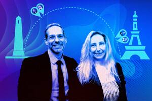 Karina Milei estrenó a “su vicecanciller” durante la gira por Francia