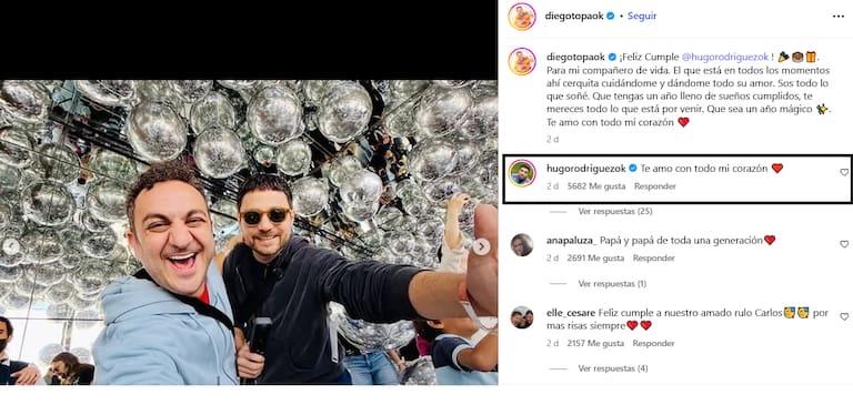 Diego Topa sorprendió al revelar el rostro de su pareja (Foto: Captura Instagram/@diegotopaok)