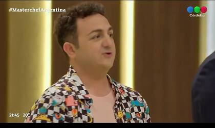 Diego Topa tuvo una participación especial en MasterChef Celebrity (Telefe) (Crédito: Captura de video Telefe)