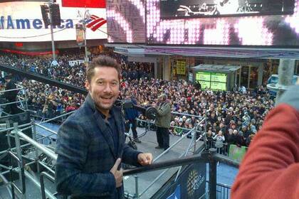 Diego Torres, en la previa del show