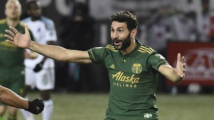 Diego Valeri, con la camiseta de Portland
