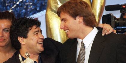 Diego y Gonzalo Quesada, en la entrega de 1999