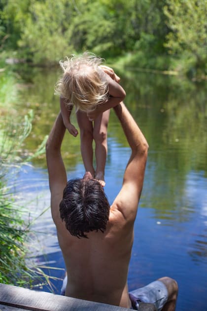 Diego y su hijo Jan en Umepay