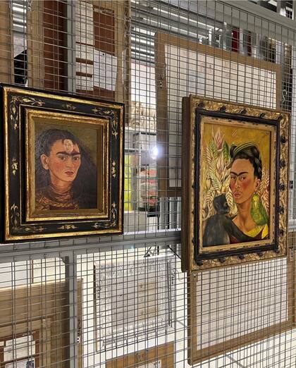 Diego y yo (1949) se guardó en los "racks" del Malba junto a Autorretrato con chango y loro (1942), antes de que fueran presentadas juntas en la muestra Tercer ojo