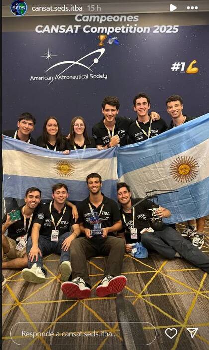 Diez jóvenes argentinos se consagraron campeones en un torneo de la NASA.