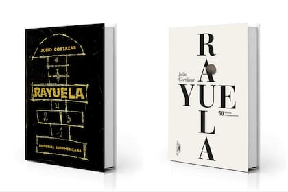 Diferentes ejemplares de "Rayuela", un título que no falta en las bibliotecas