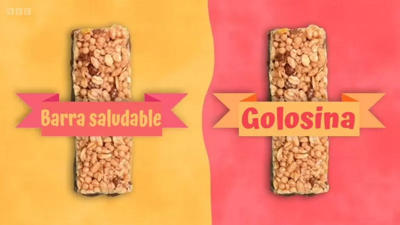 Diferentes expertos hicieron un experimento con dos etiquetas diferentes en una barra de cereal