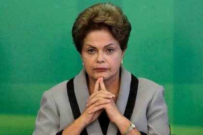 Dilma Rousseff, en un acto en el Palacio del Planalto, ayer, en Brasilia