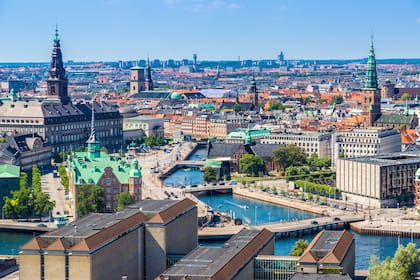 Copenhague desde lo alto