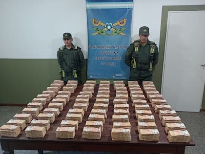 Dinero incautado en La Rioja