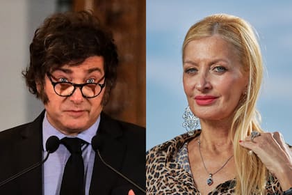 Díptico Javier Milei y Amalia yuyito González