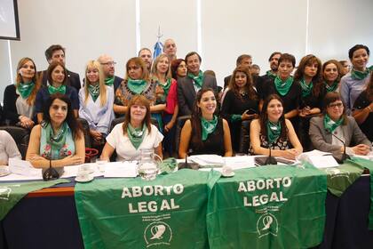 Diputados de diferentes bloques presentaron el proyecto para legalizar el aborto