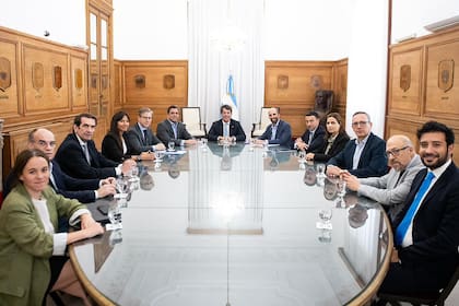 Diputados y senadores de la UCR, en Casa Rosada