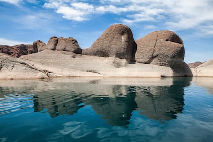 Dique Los Reyunos en Mendoza.