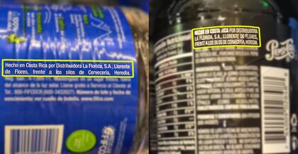 Direcciones comerciales de productos que se venden en Costa Rica