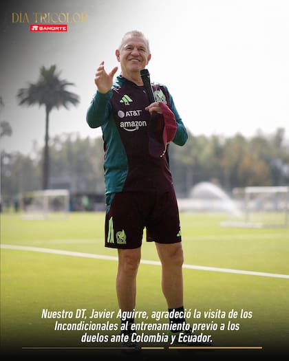 Director Técnico Javier Aguirre convocó a 25 jugadores de la Selección Mexicana (FB/Selección Nacional de México)