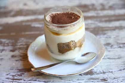 Discreto, práctico y sabroso, el Tiramisú de Totti Pinsa di Roma.