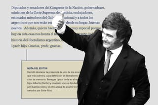 Gritos, insultos y un anuncio sugestivo que desnuda la ambición de Milei