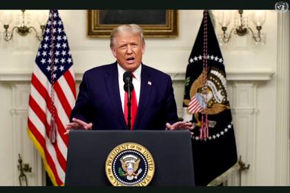 El presidente republicano insinuó además que no habrá preocupaciones al respecto porque ganará la reelección