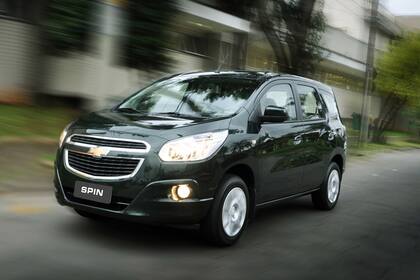 Diseñado y producido en Brasil, el Chevrolet Spin reemplaza al Zafira y al Meriva