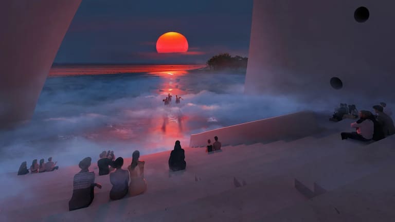 Hecho a medida: el edificio diseñado para adorar al sol desde donde se ven los mejores atardeceres del mundo 