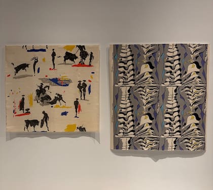 Diseños textiles de Pablo Picasso para Bloomcraft Inc. y de Salvador Dalí para Schiffer Prints