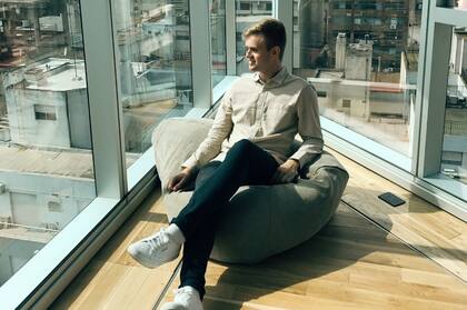 Disfrutando Buenos Aires desde las alturas.