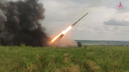 Disparos de artillería rusa