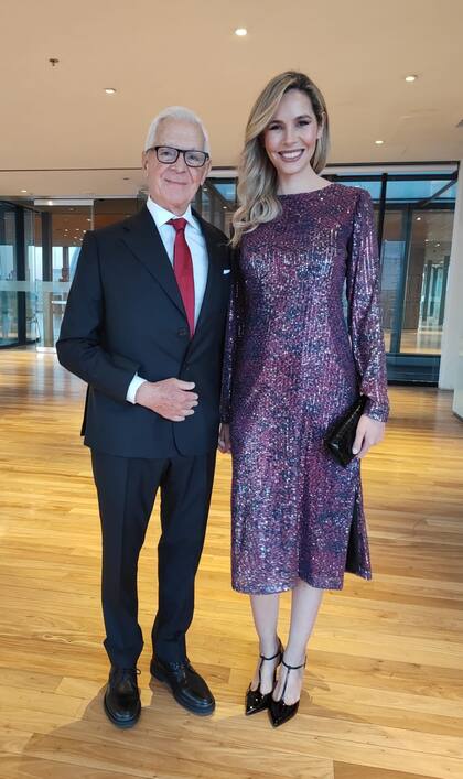 Distinguido por la Nación, Eduardo F. Costantini junto a su esposa, Elina Costantini