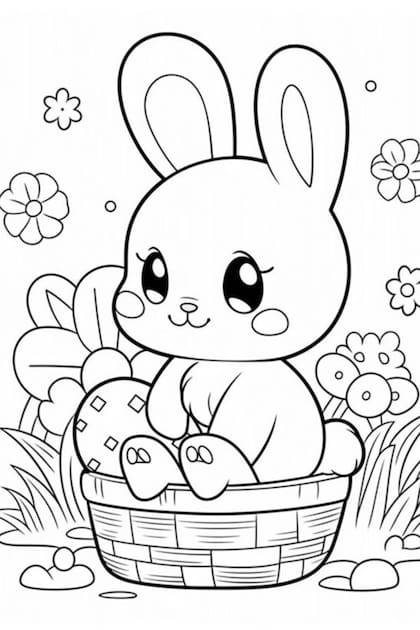 Distintas opciones para que los niños pinten en Pascuas