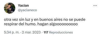 Distintos usuarios en las redes sociales reclamaron por la situación