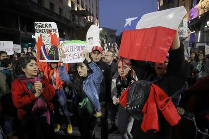 Disturbios, ayer, en el Consulado de Chile en Buenos Aires