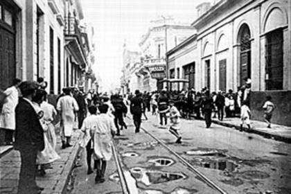 Disturbios callejeros durante la Semana Trágica