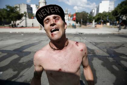 Disturbios en el Congreso.