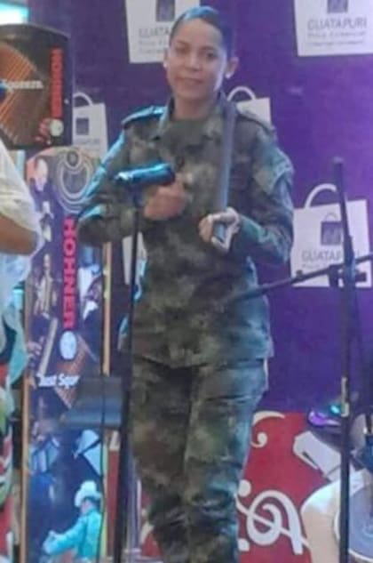 Diva Quintero Guerra, la exmilitar colombiana que iba a ir a la guerra de Ucrania.