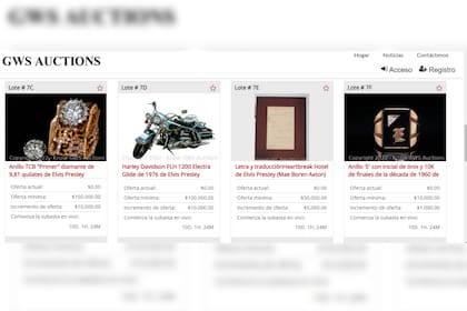 Diversas pertenencias de Elvis se encuentra en venta (Foto GWS Auction)
