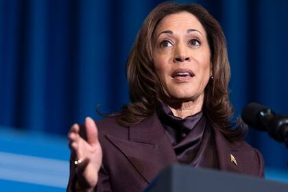 Divine Nine también fue clave en la campaña de la exvicepresidenta Kamala Harris (AP foto/Jacquelyn Martin)