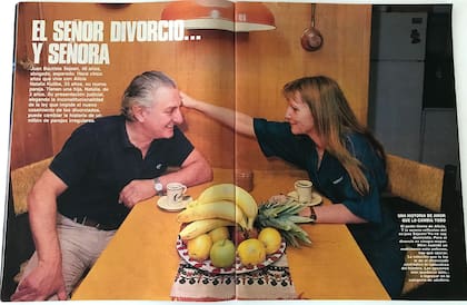 Divorcio en Argentina. Así presentó, hace 35 años, la revista Gente a Juan Sejean y Alicia Kuliba